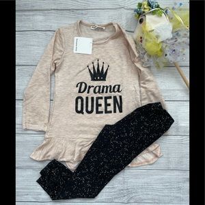 Honigman Babygirl Top and Leggings Set